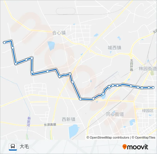 127路 Bus Line Map