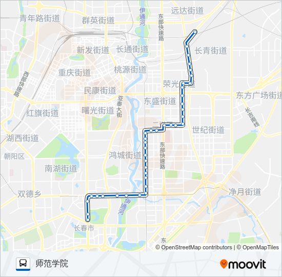 公交130路的线路图