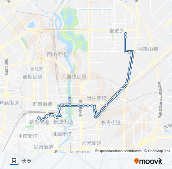 公交131路的线路图