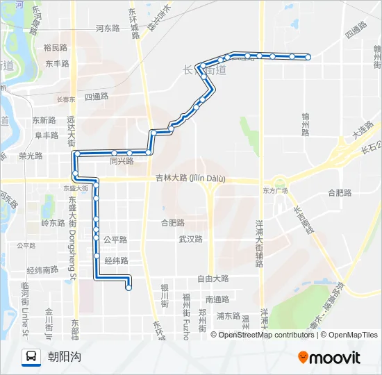 132路 Bus Line Map