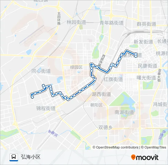 135路 Bus Line Map