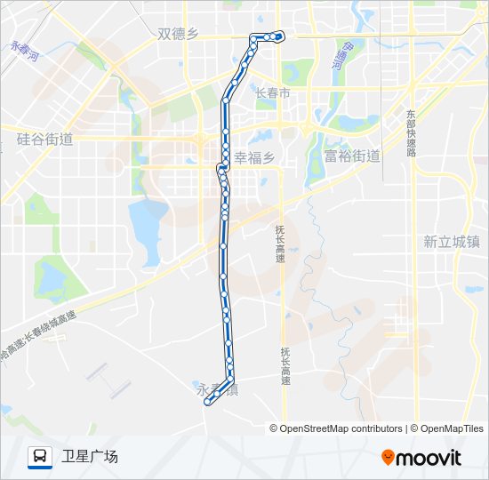 公交136路的线路图