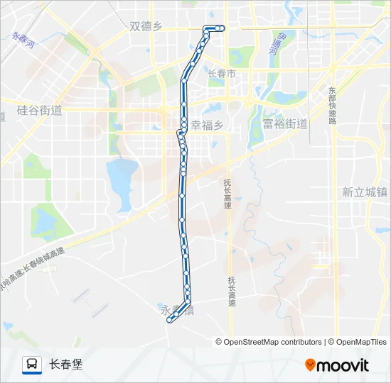 136路 Bus Line Map