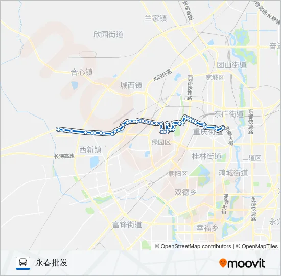 137路 Bus Line Map