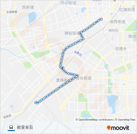 公交138路的线路图