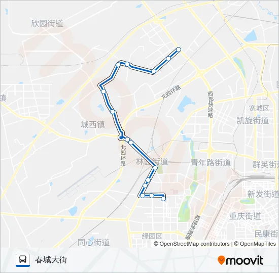 140路 Bus Line Map