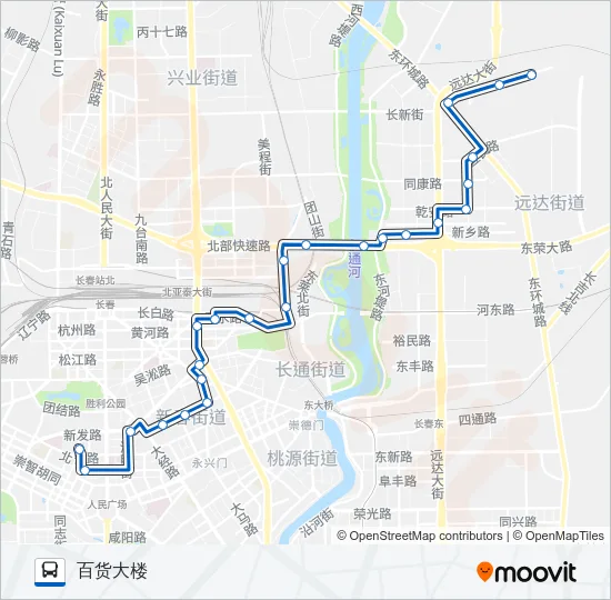141路 Bus Line Map