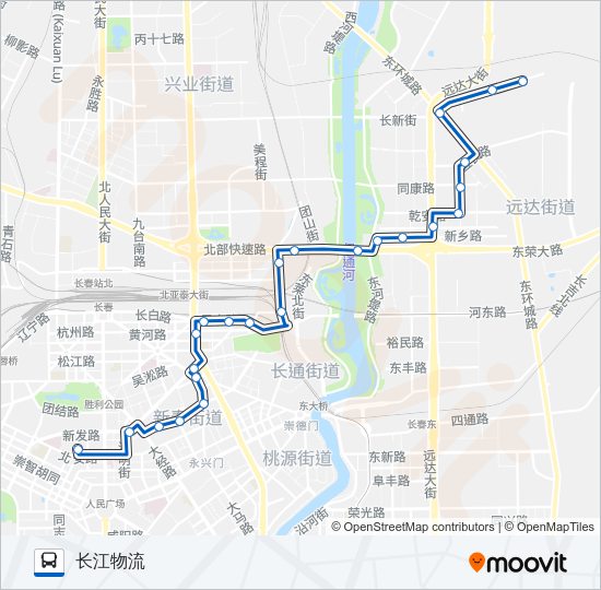 公交141路的线路图