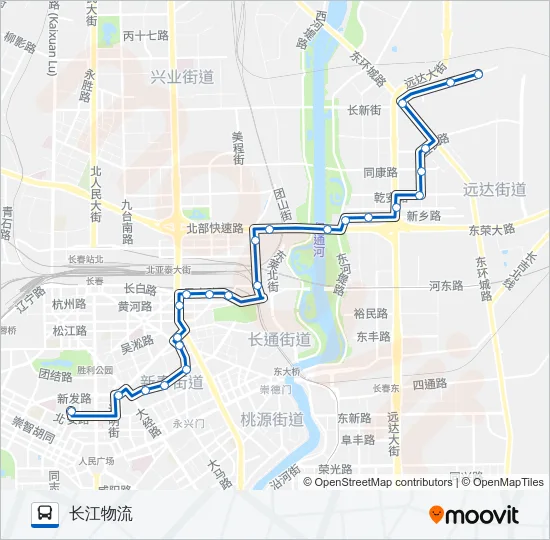 141路 Bus Line Map