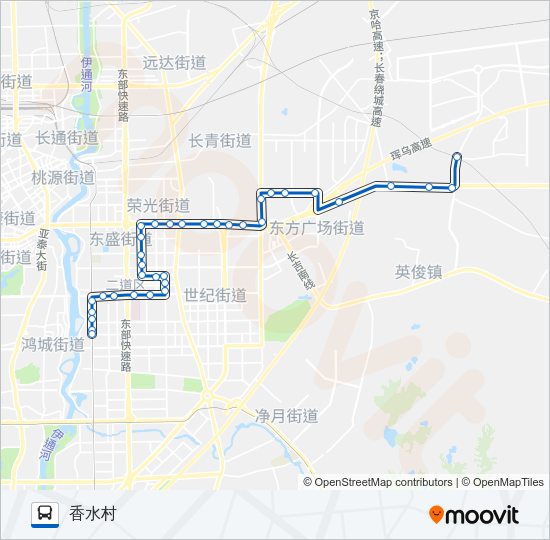 142路 Bus Line Map