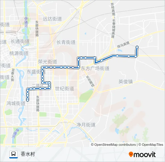公交142路的线路图