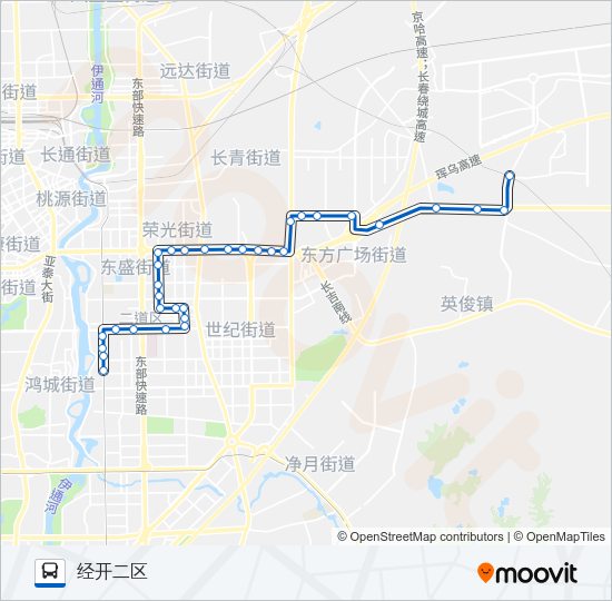 公交142路的线路图