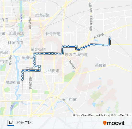 142路 Bus Line Map