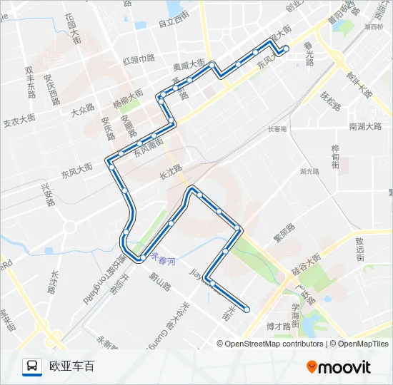143路 Bus Line Map