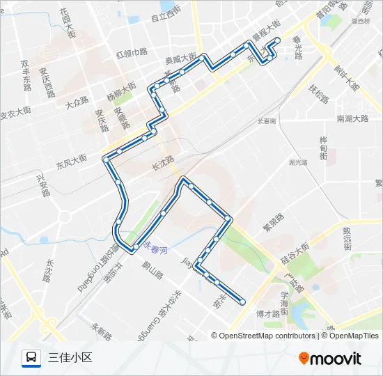 143路 Bus Line Map