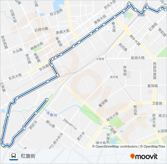 公交144路的线路图