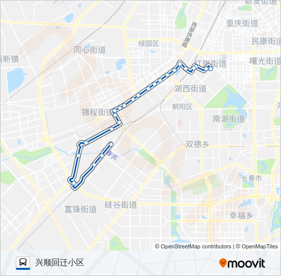 公交144路的线路图