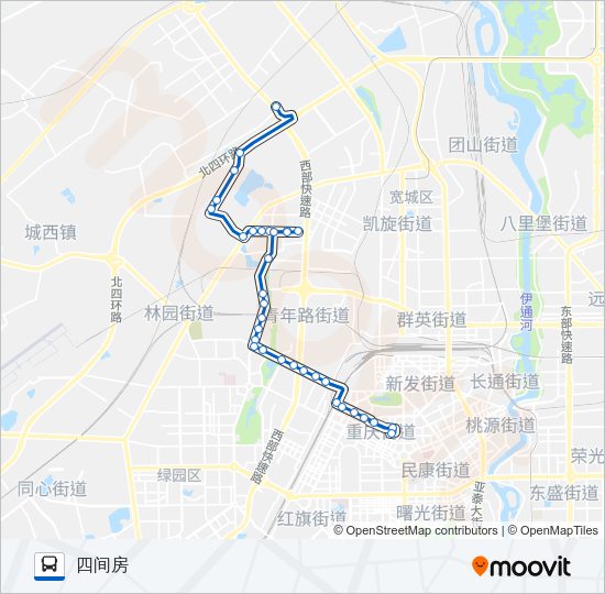 公交145路的线路图