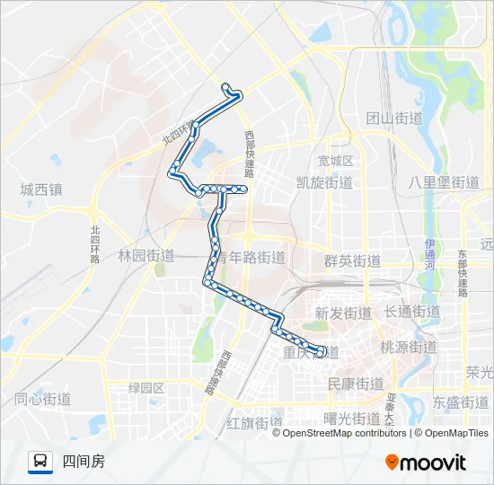 145路 Bus Line Map