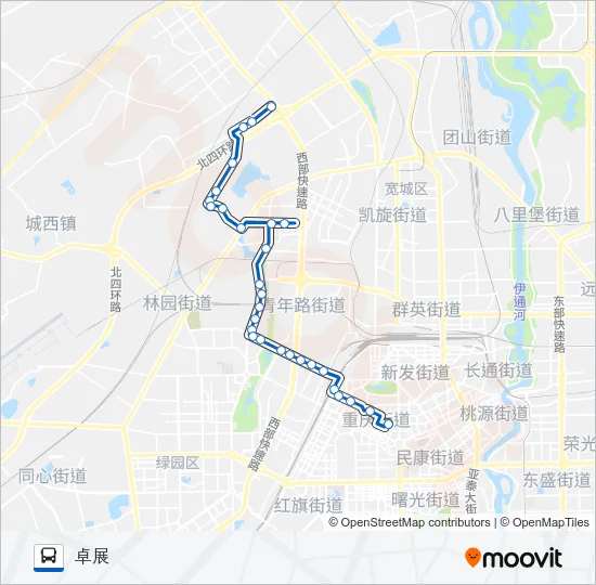 145路 Bus Line Map