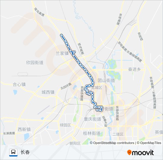 公交148路的线路图