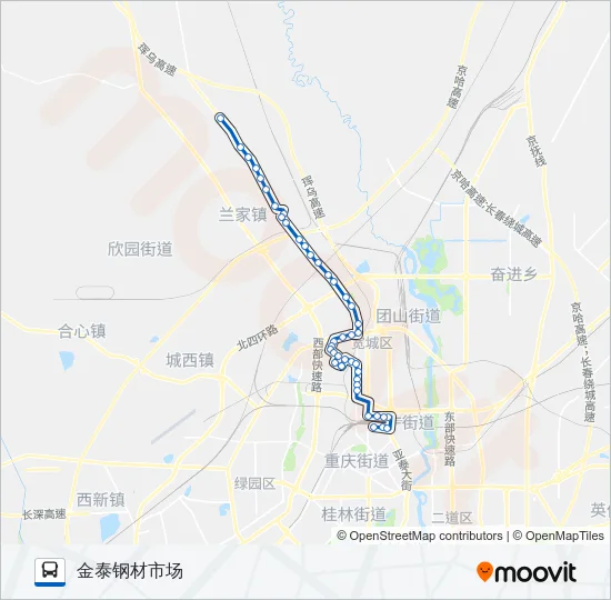 148路 Bus Line Map