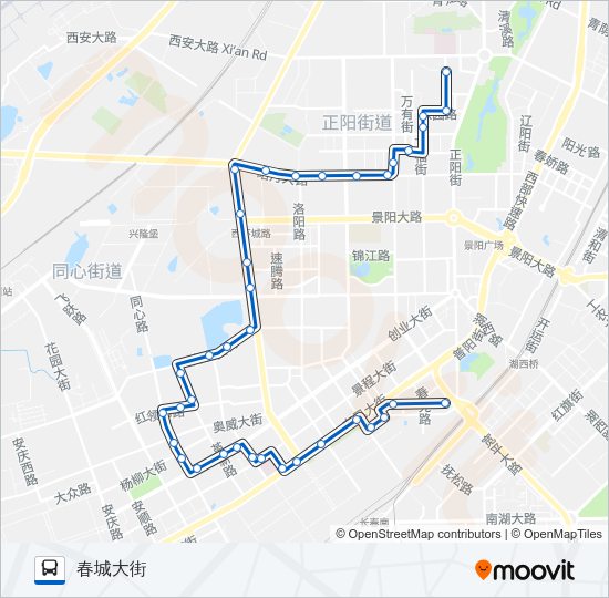 公交153路的线路图