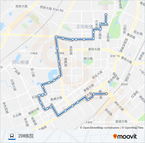 公交153路的线路图