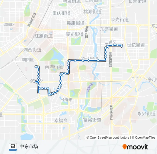 154路 Bus Line Map