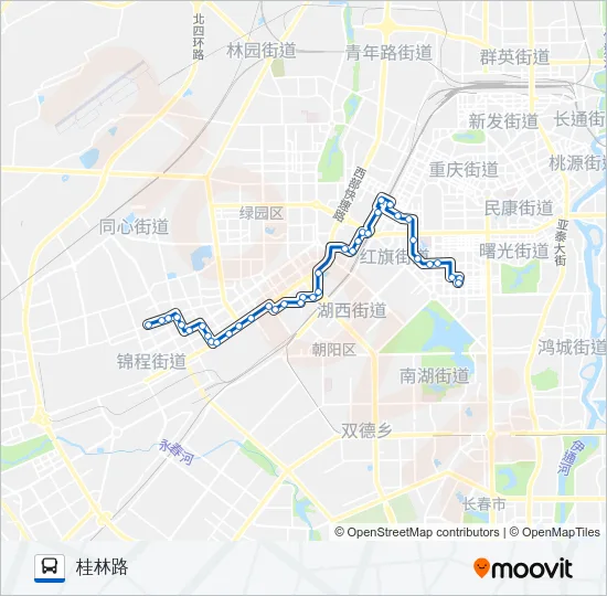 156路 Bus Line Map