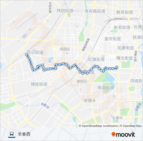 公交159路的线路图