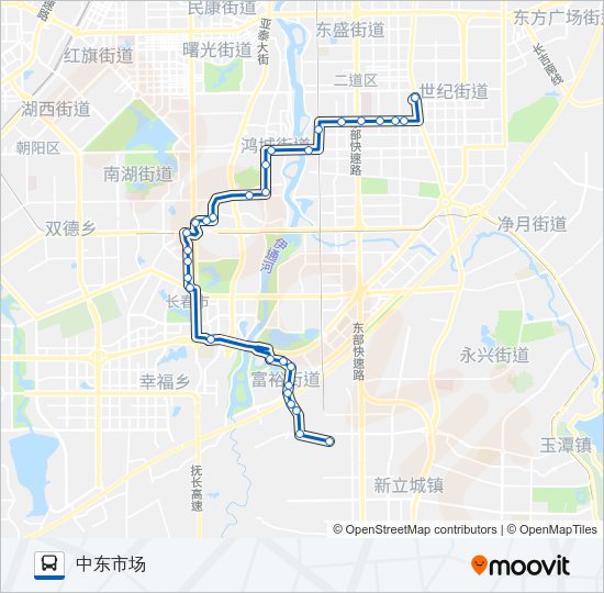 公交161路的线路图