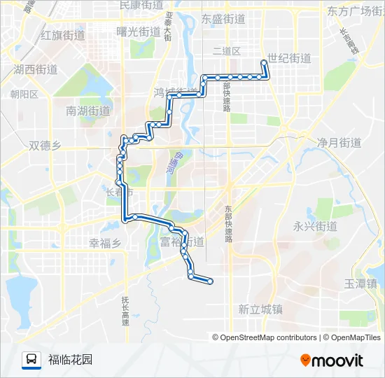 161路 Bus Line Map