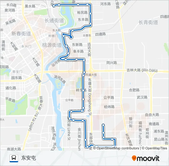 165路 Bus Line Map