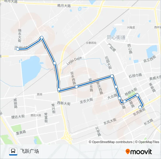 166路 Bus Line Map