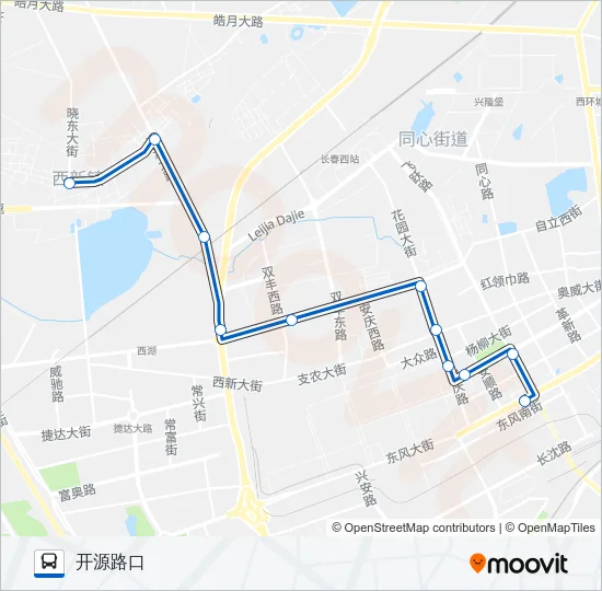 166路 Bus Line Map