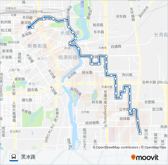 168路 Bus Line Map