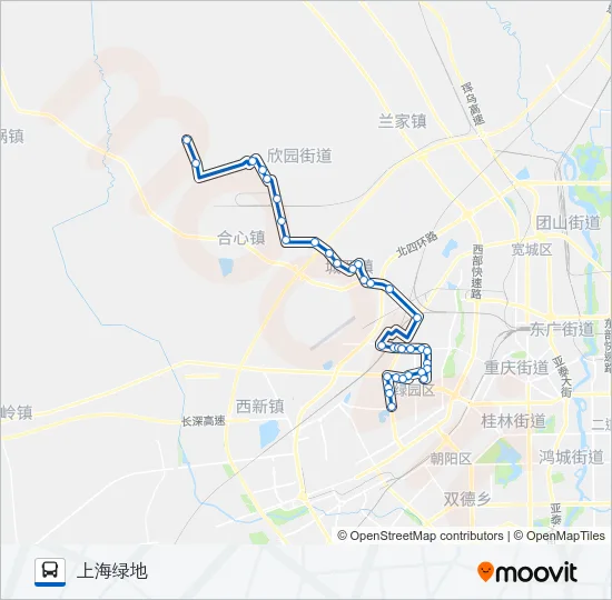 171路 Bus Line Map