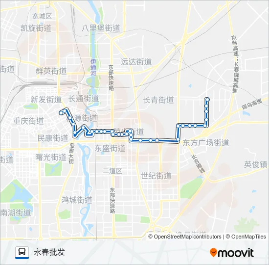 172路 Bus Line Map