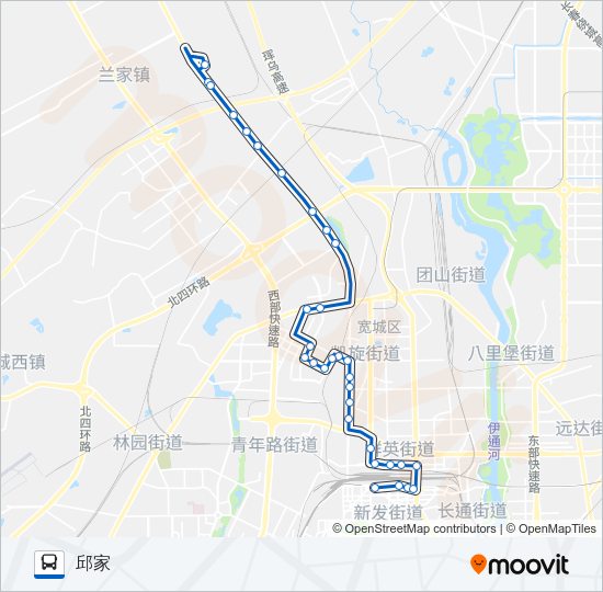 公交178路的线路图