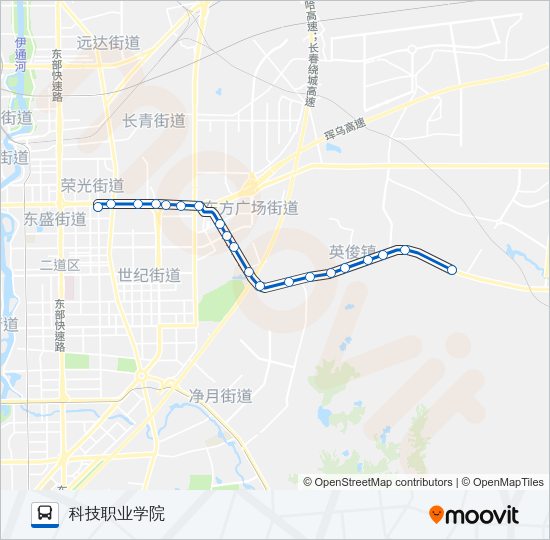 公交181路的线路图