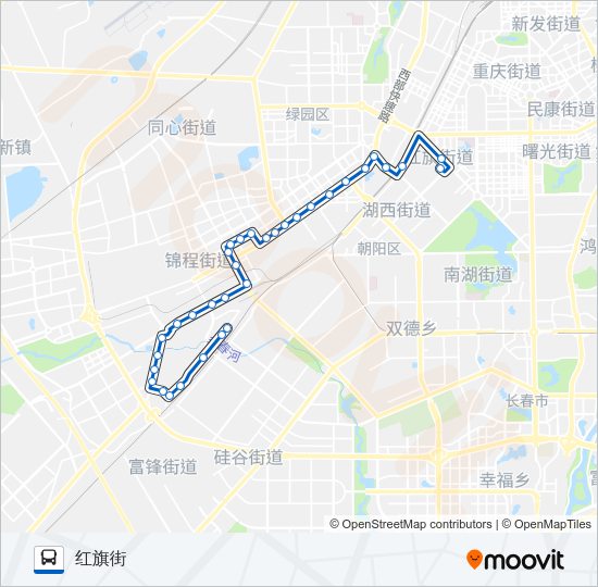 公交188路的线路图