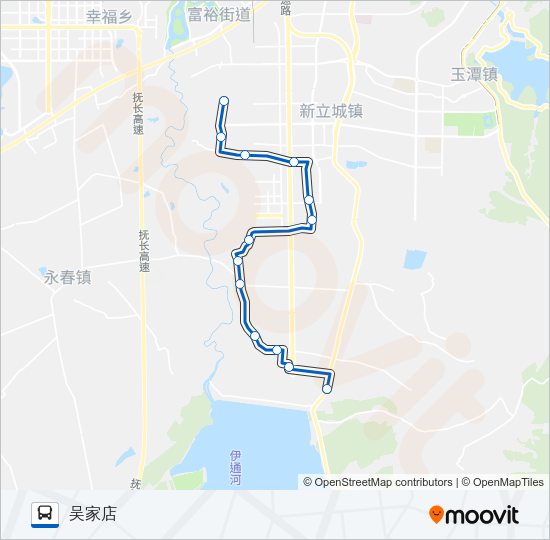 公交192路的线路图