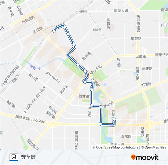 201路 Bus Line Map