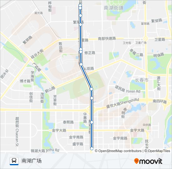 202路 Bus Line Map