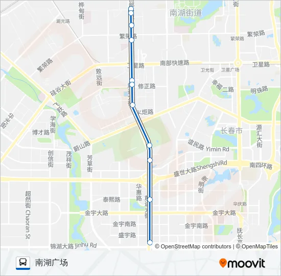 202路 Bus Line Map
