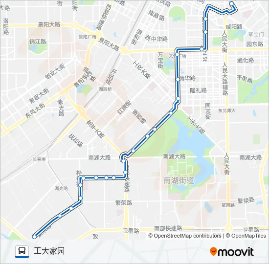 213路 Bus Line Map