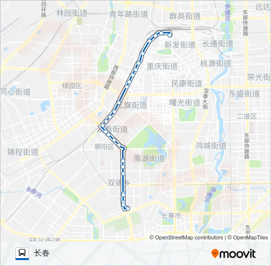222路 Bus Line Map