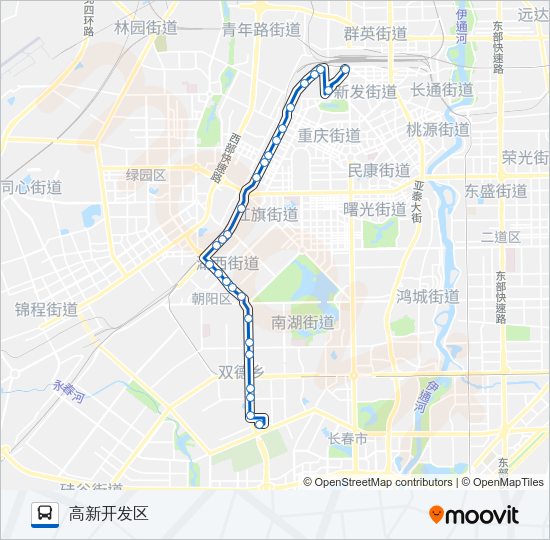 222路 Bus Line Map