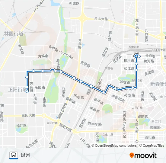 224路 Bus Line Map